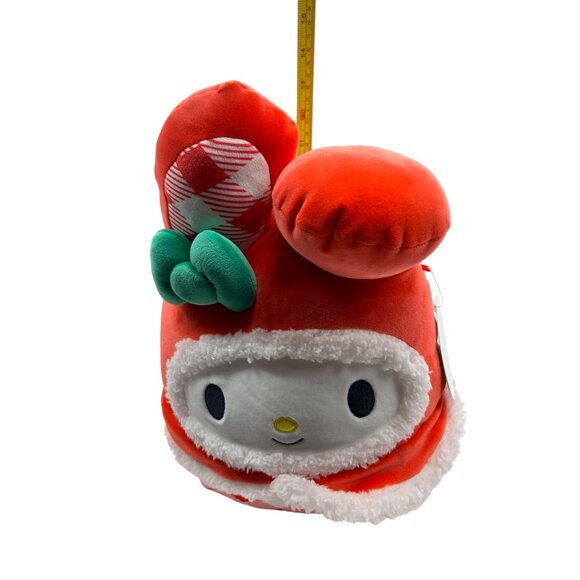 Squishmallows Sanrio My Melody Hello Kitty 10" Santa Plush 2023 NWT Stuffed Toy - Picture 9 of 10